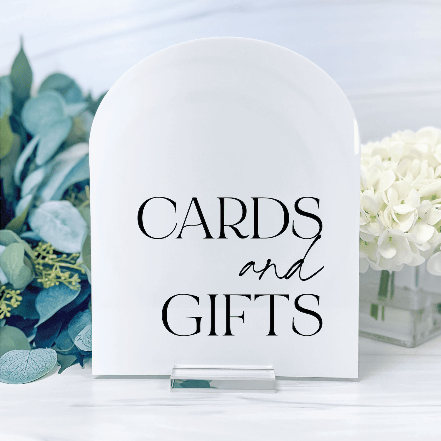 Cards and Gifts Acrylic Table Sign