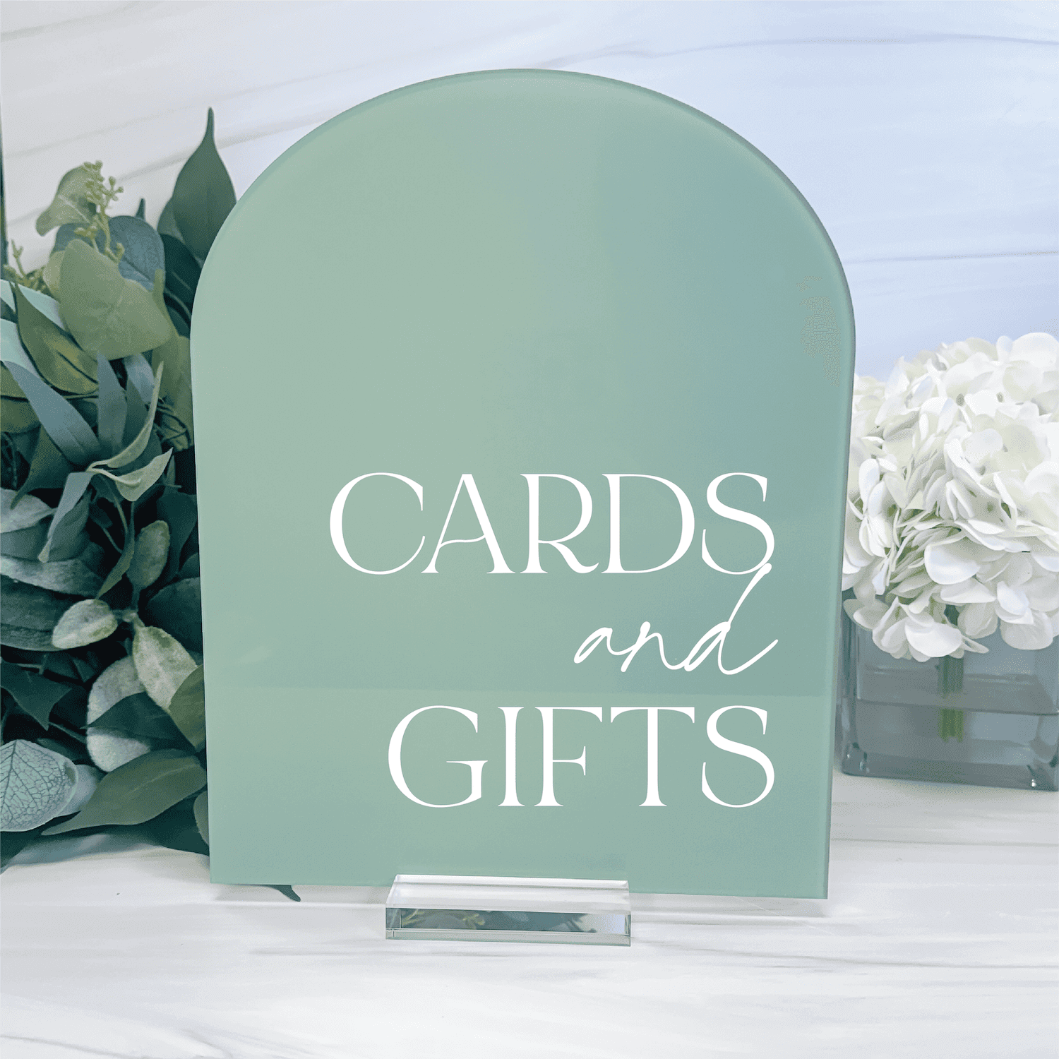 Cards and Gifts Acrylic Table Sign