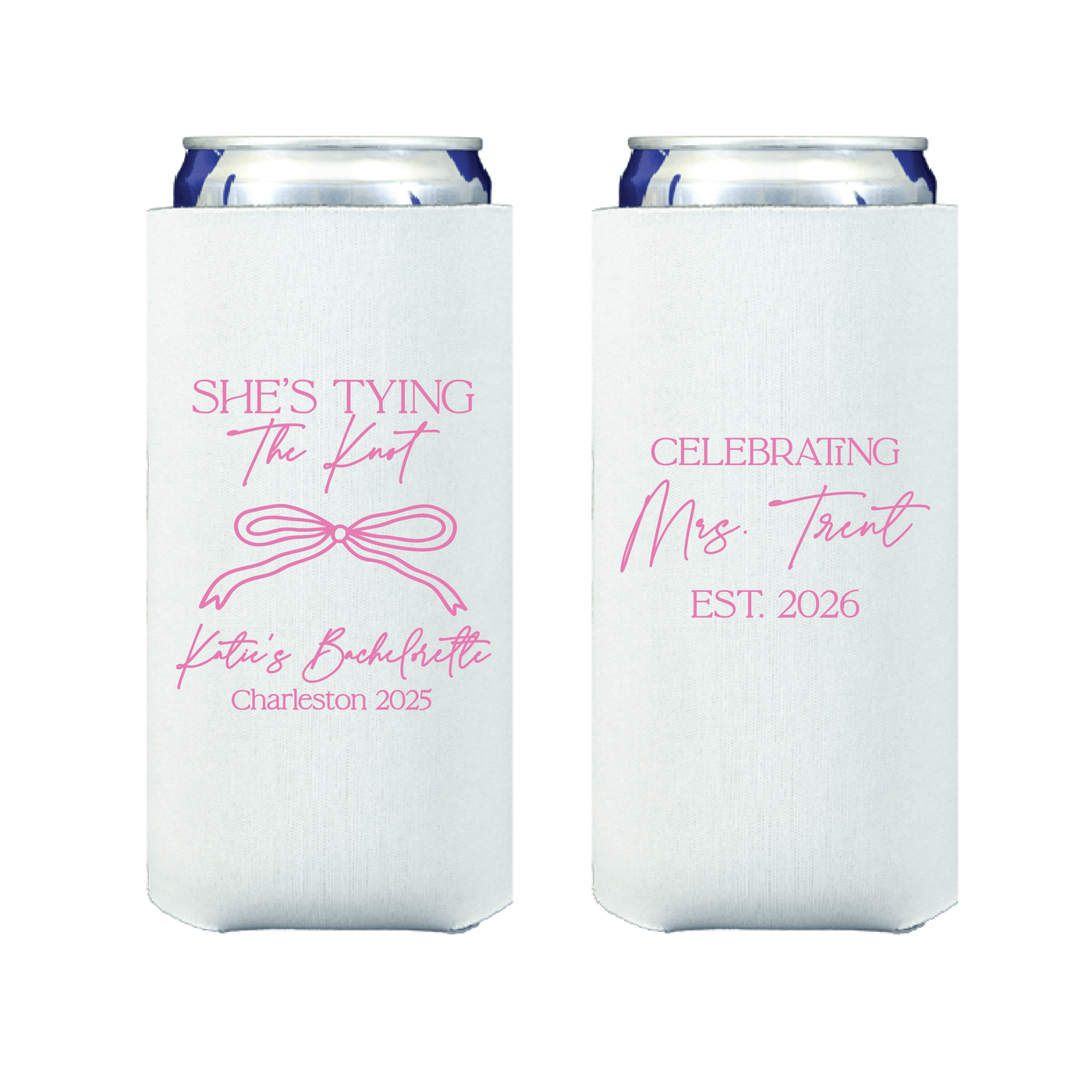 She's Tying The Knot Bachelorette Slim Can Cooler