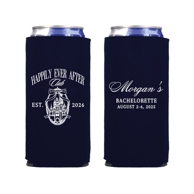 Happily Ever After Bachelorette Personalized Slim Can Cooler