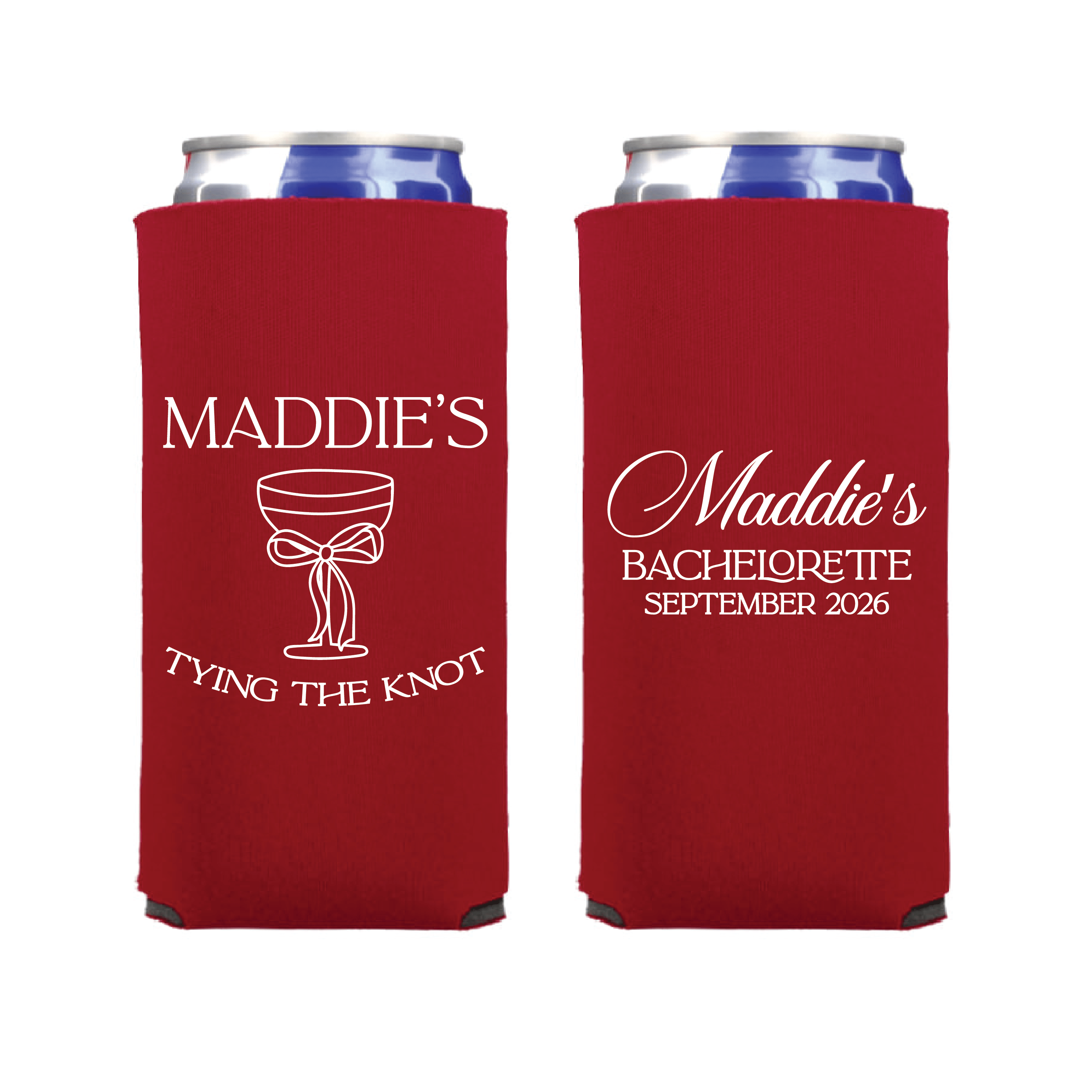 Tying The Knot Slim Can Cooler - Can Cooler - Slim