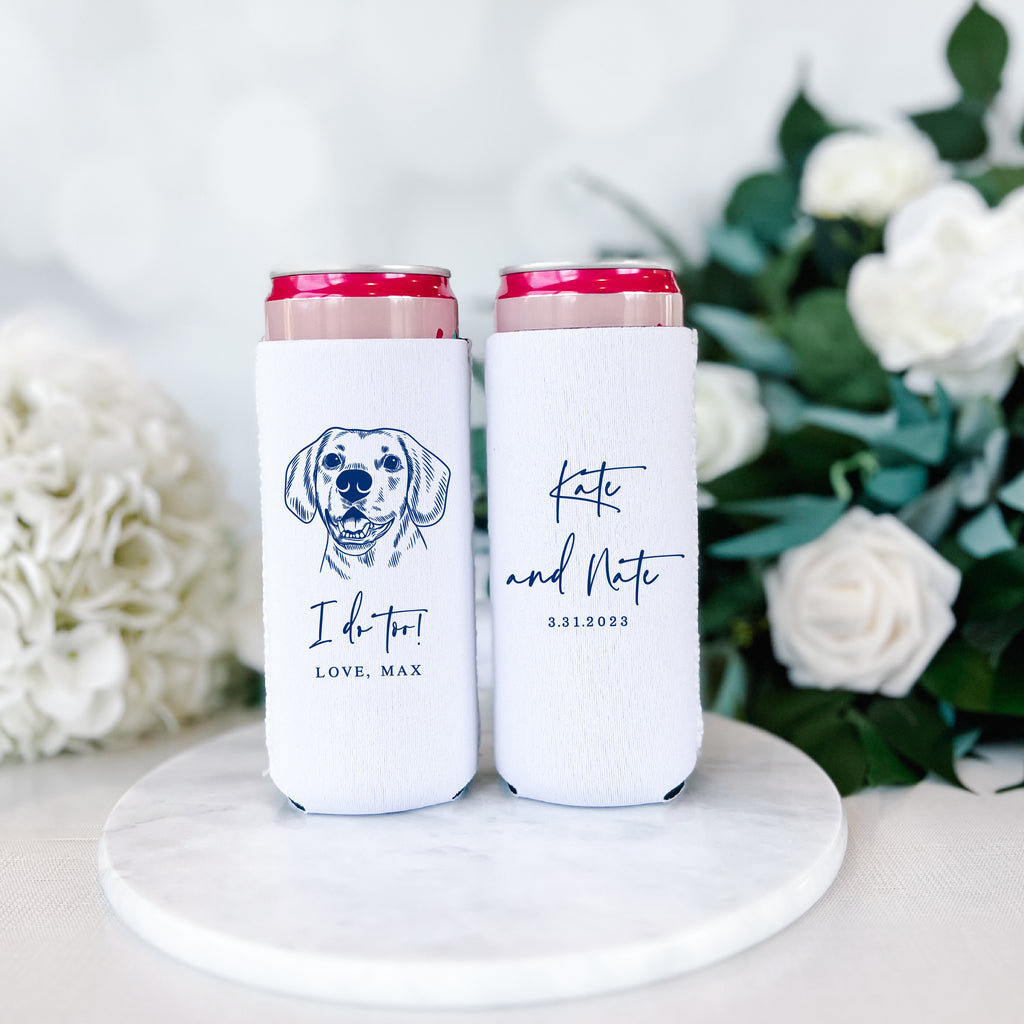 Full Color Slim Can Cooler #25FS - Modern - hotsell Wedding Favors, Drink Holder, Wedding Favor, Beer Can Holder, Can Holder, Wedding Decor