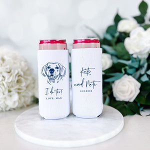Custom Illustrated Pet Slim Can Holder