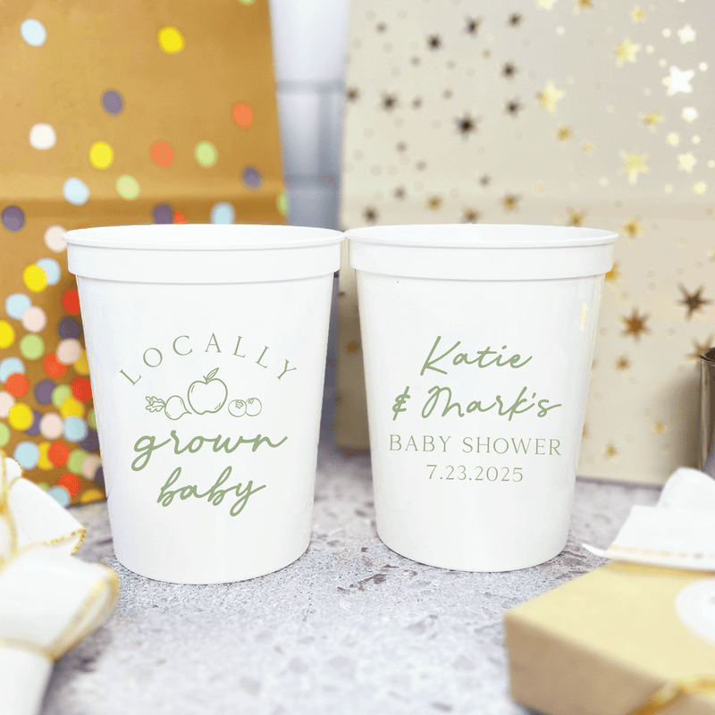 Locally Grown Baby Stadium Cups