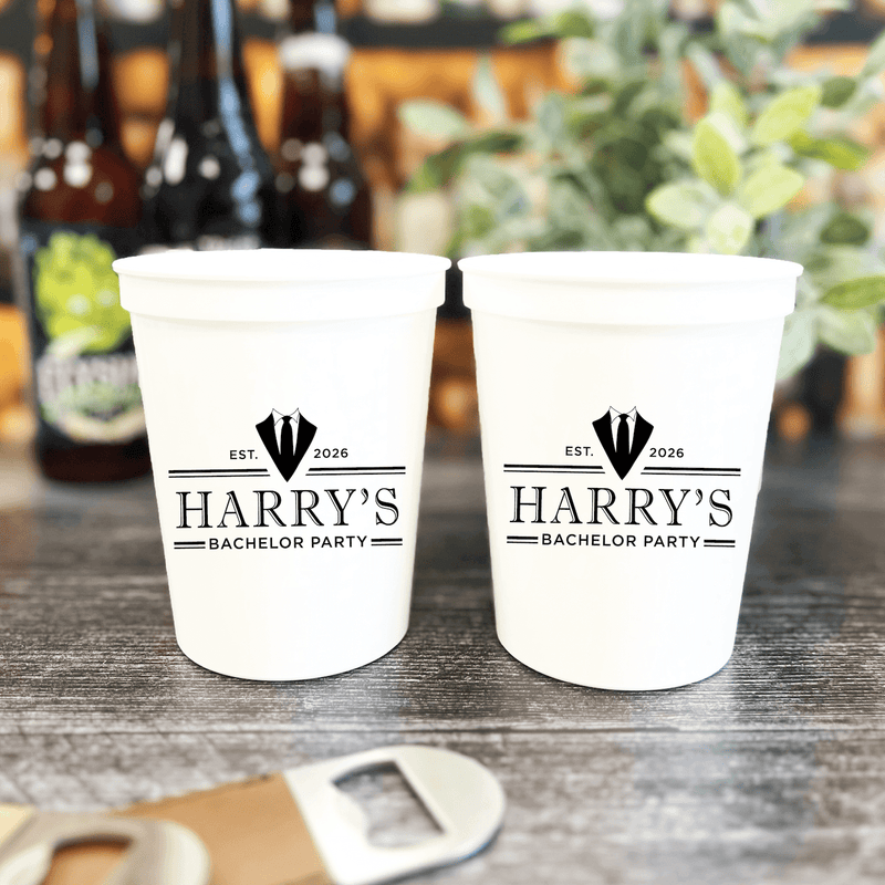 Groom's Night Out Bachelor Stadium Cups
