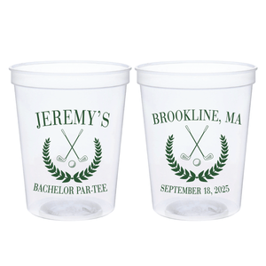 Groom's Golf Par-Tee Bachelor Stadium Cups