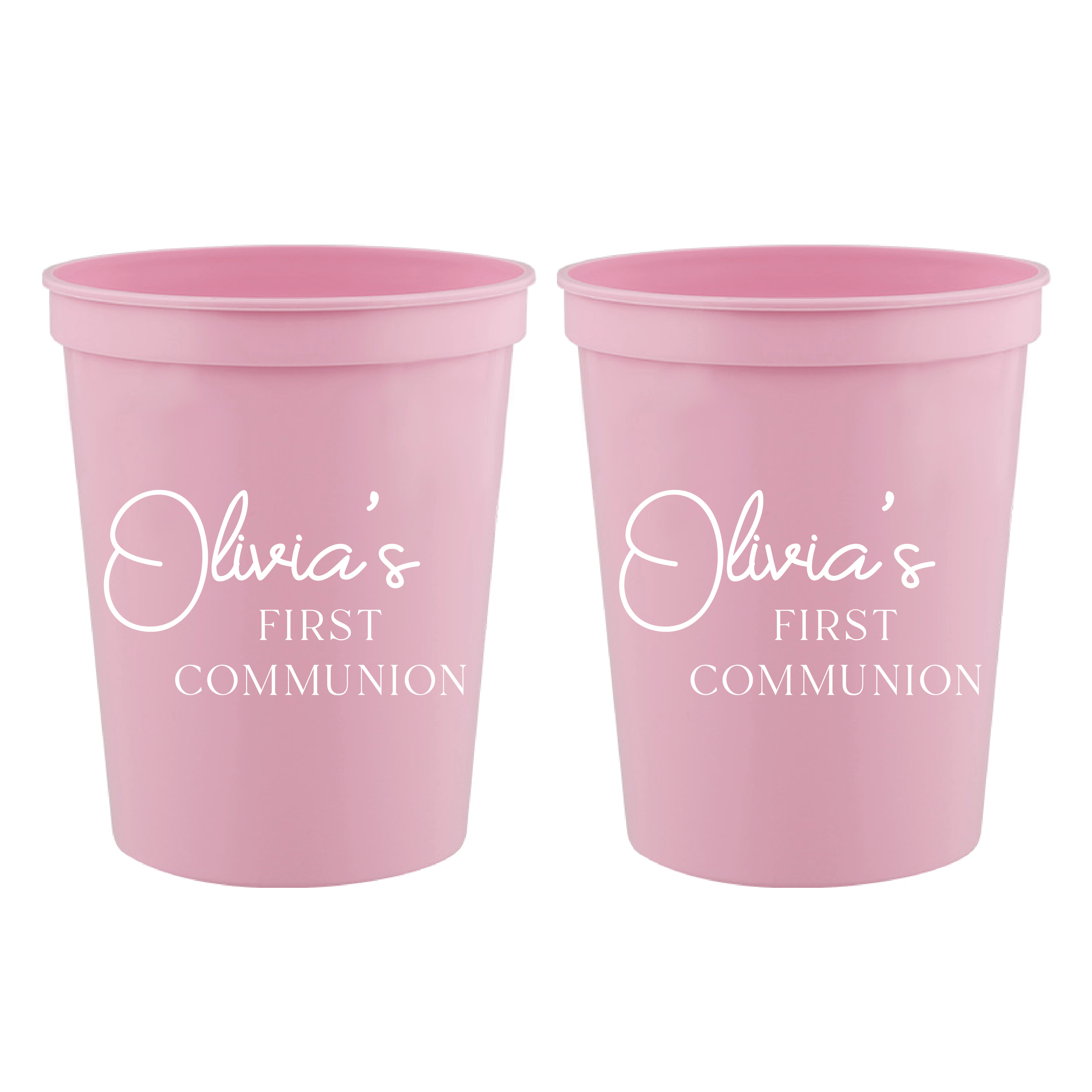 Modern First Communion Religious Stadium Cups - Cup - Stadium