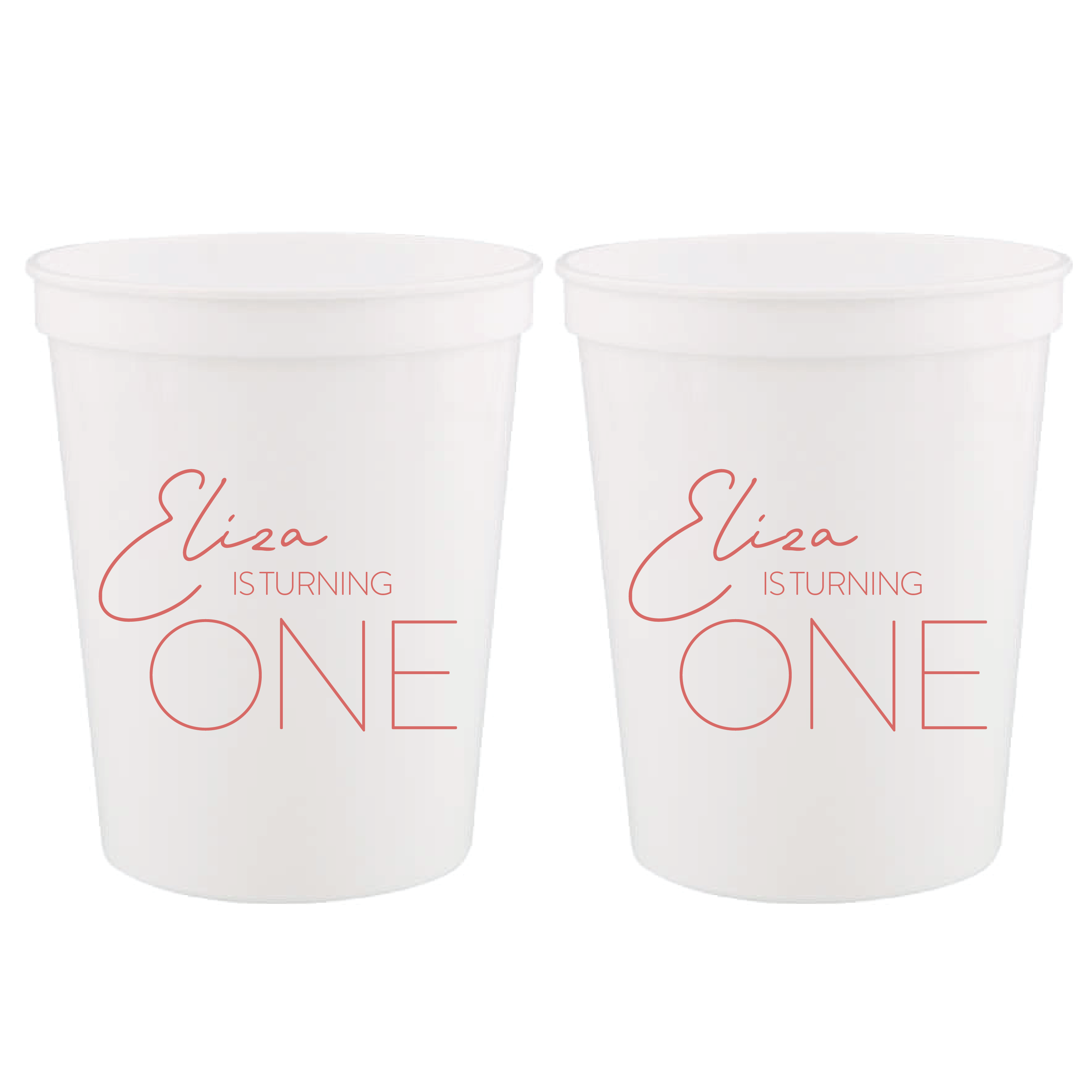 Hooray I’m ONE Birthday Stadium Party Cups