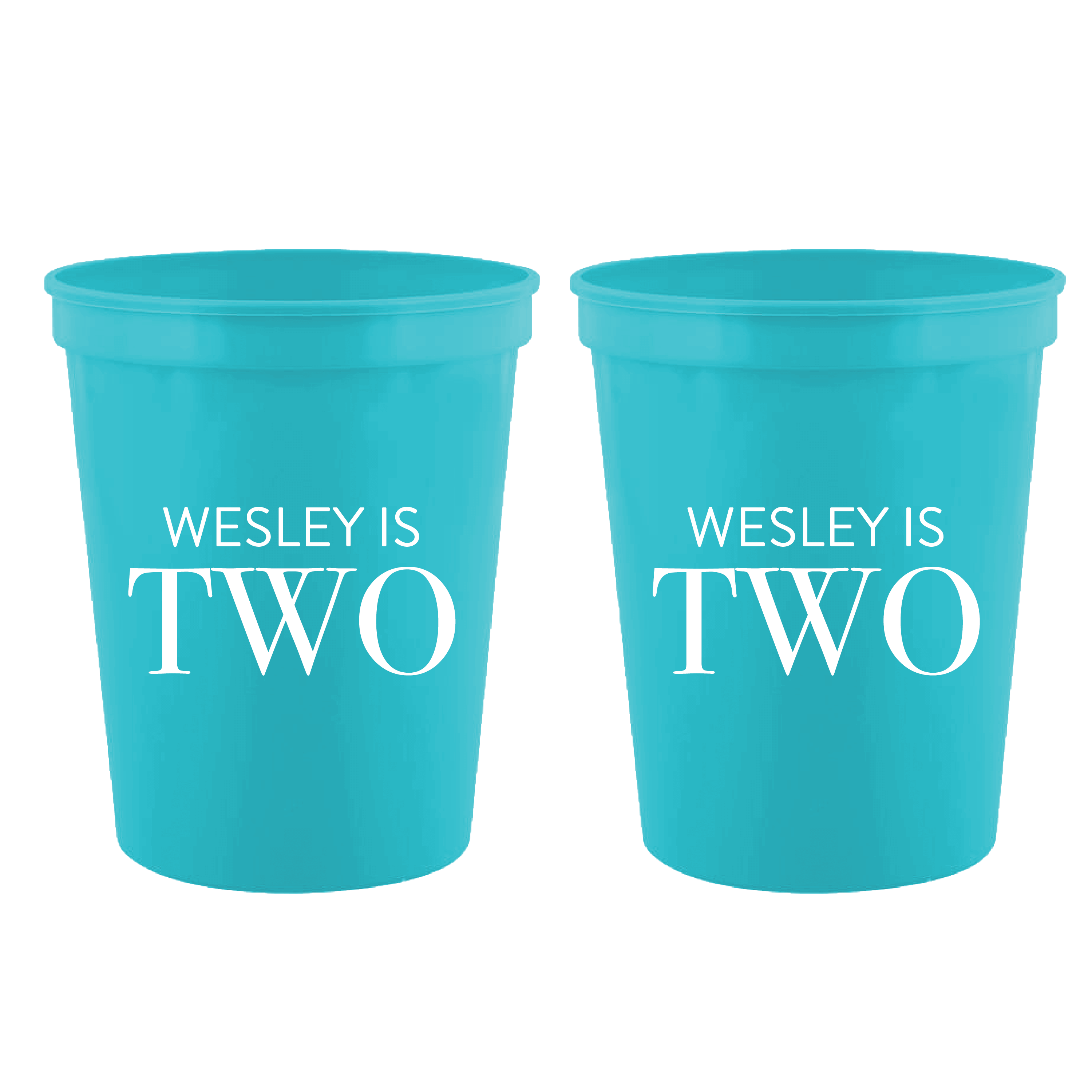 Two Cool Birthday Stadium Party Cups