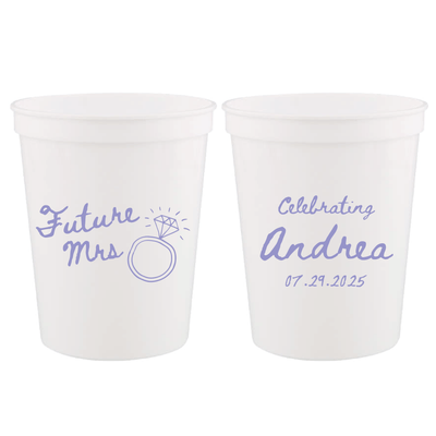 Future Mrs Bridal Shower Stadium Cups