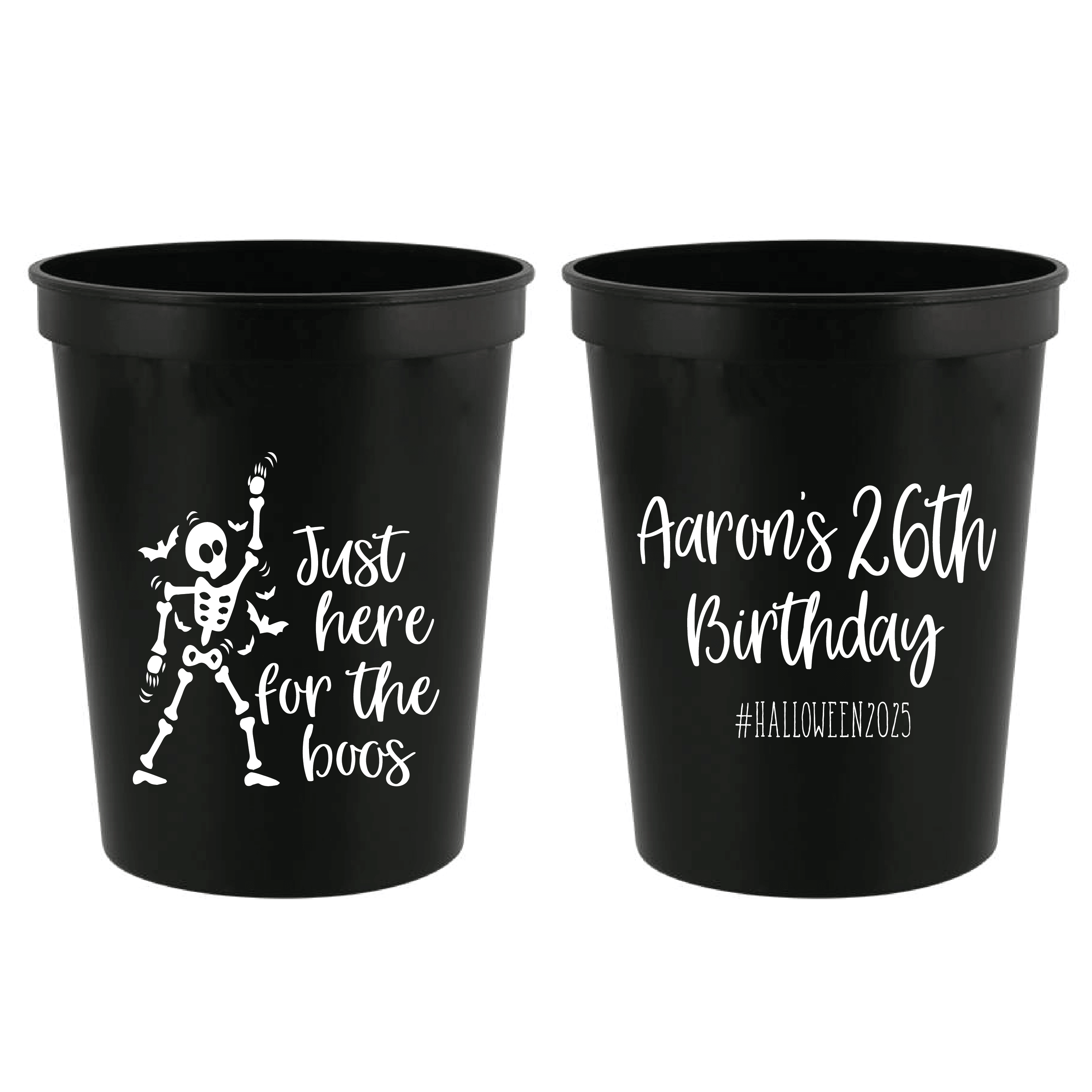 Just Here for the Boos Stadium Cups