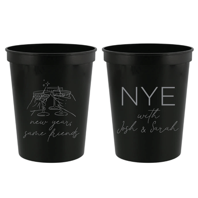 New Year, Same Friends NYE Stadium Cups