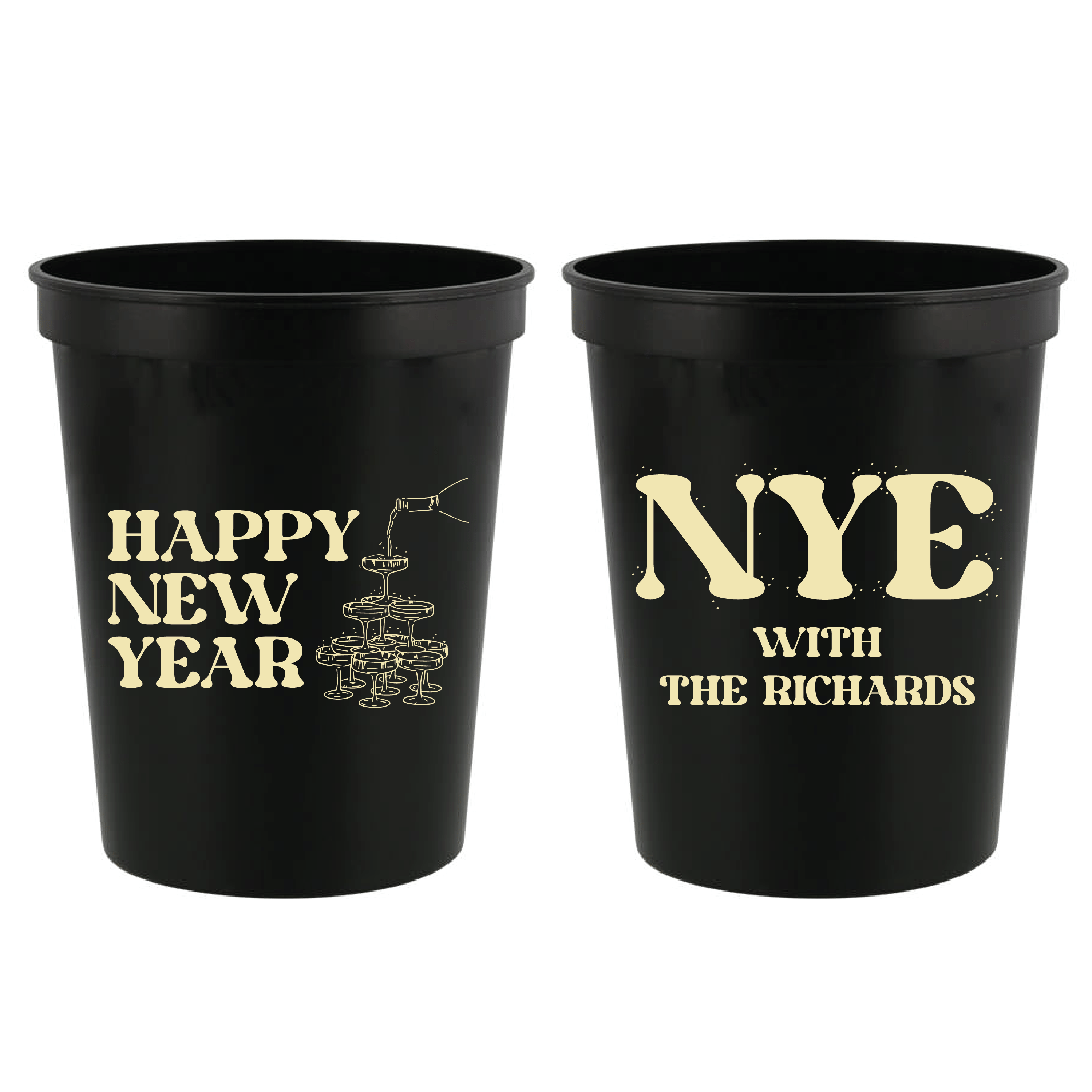 Champagne Tower NYE Stadium Cups - Cup - Stadium