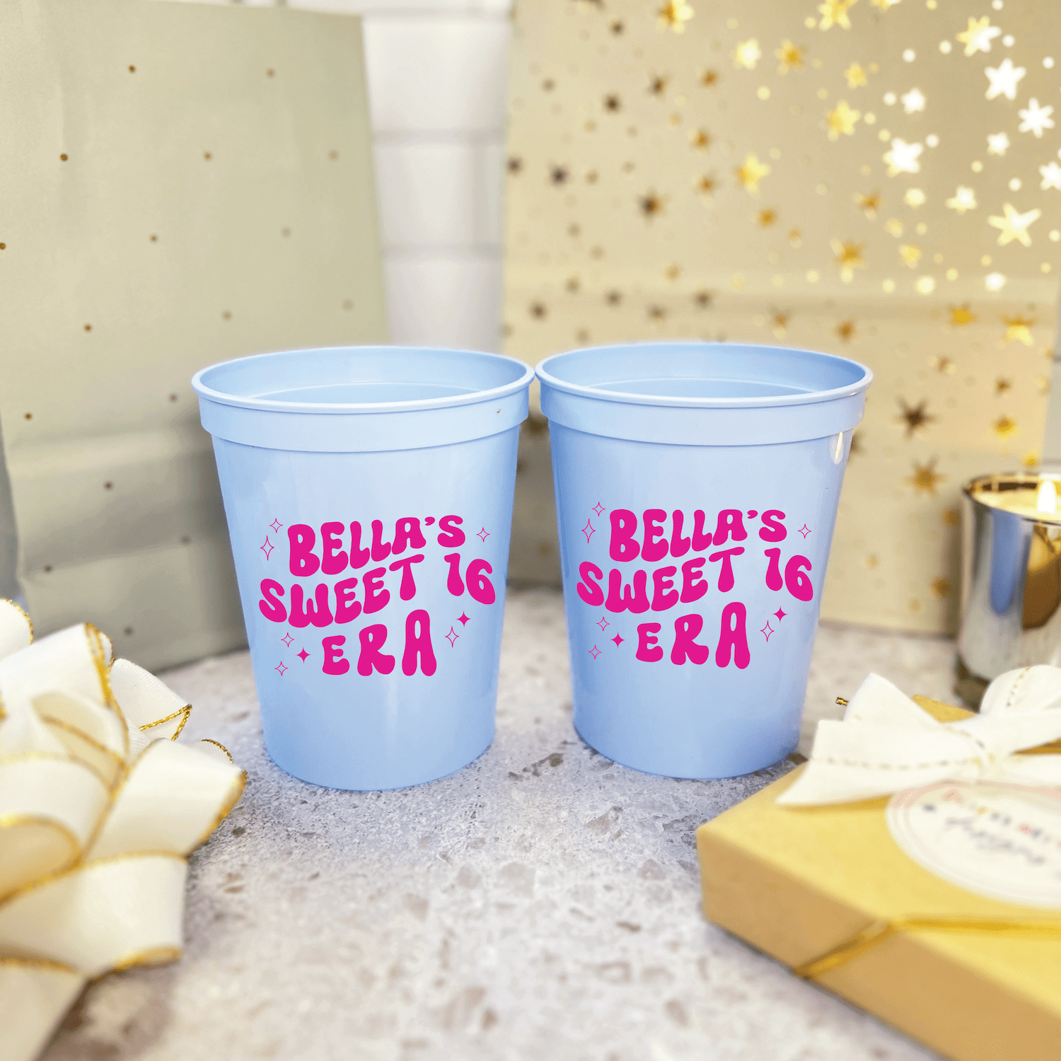 Sweet 16 Era Birthday Stadium Party Cups