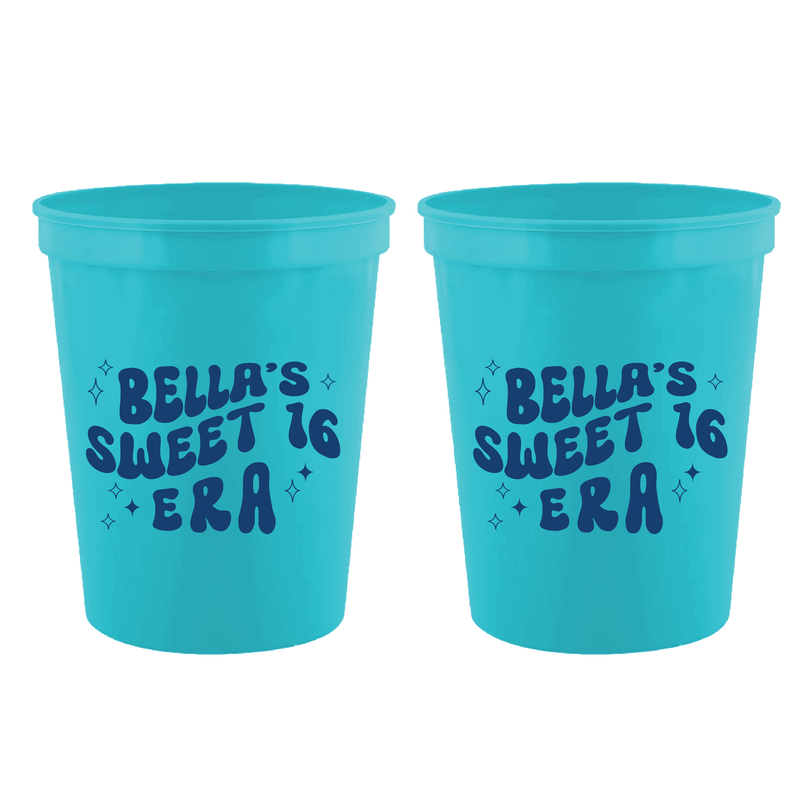 Sweet 16 Era Birthday Stadium Party Cups