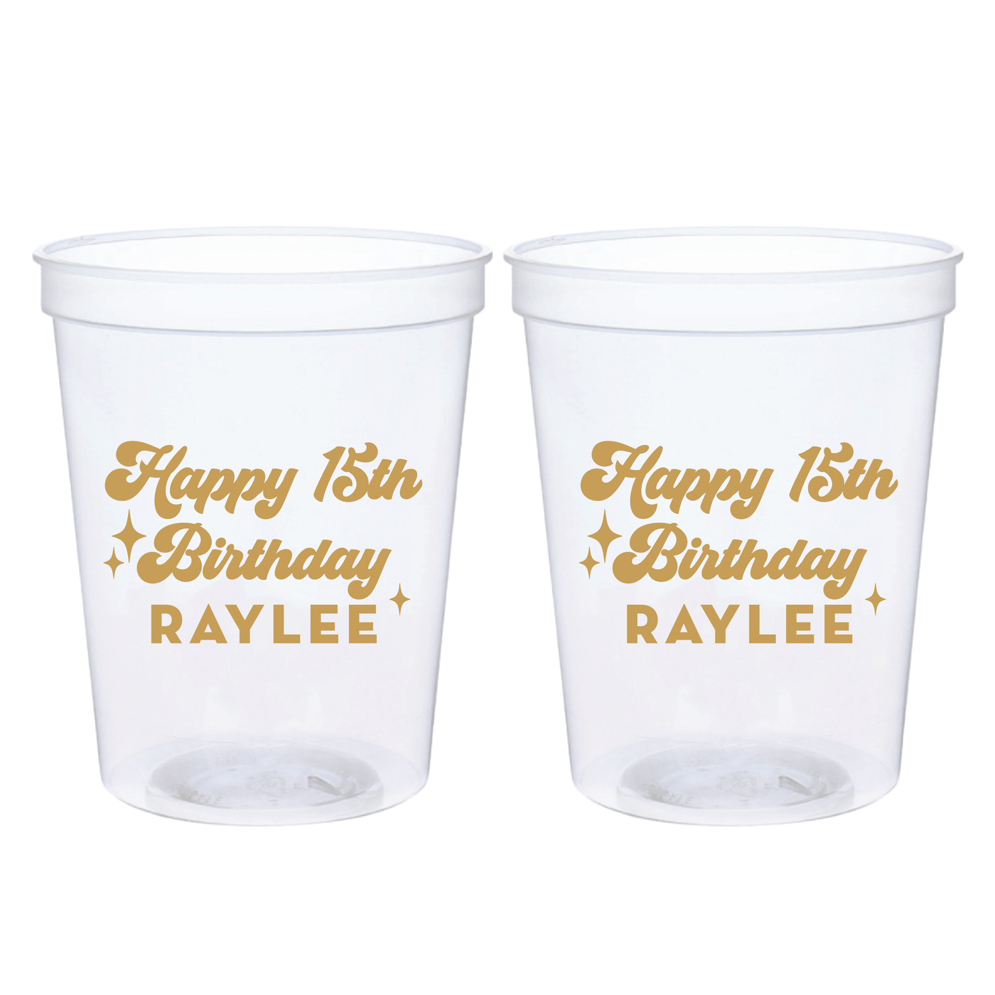 Retro Teen Birthday Bash Stadium Party Cups