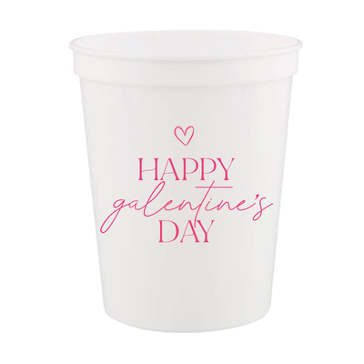 Happy Galentine's Day Stadium Cups