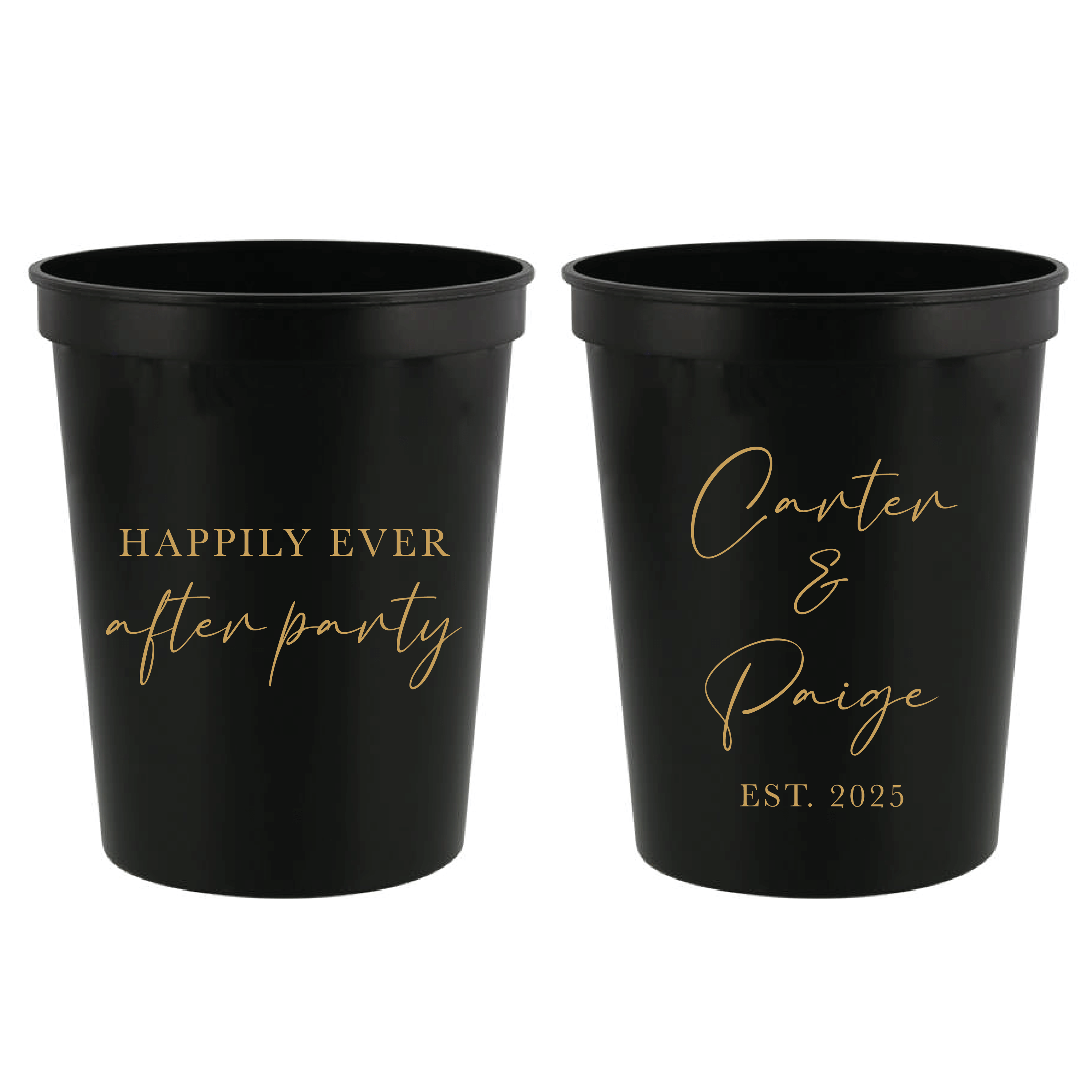 Happily Ever After Party Wedding Stadium Cups - Cup - Stadium