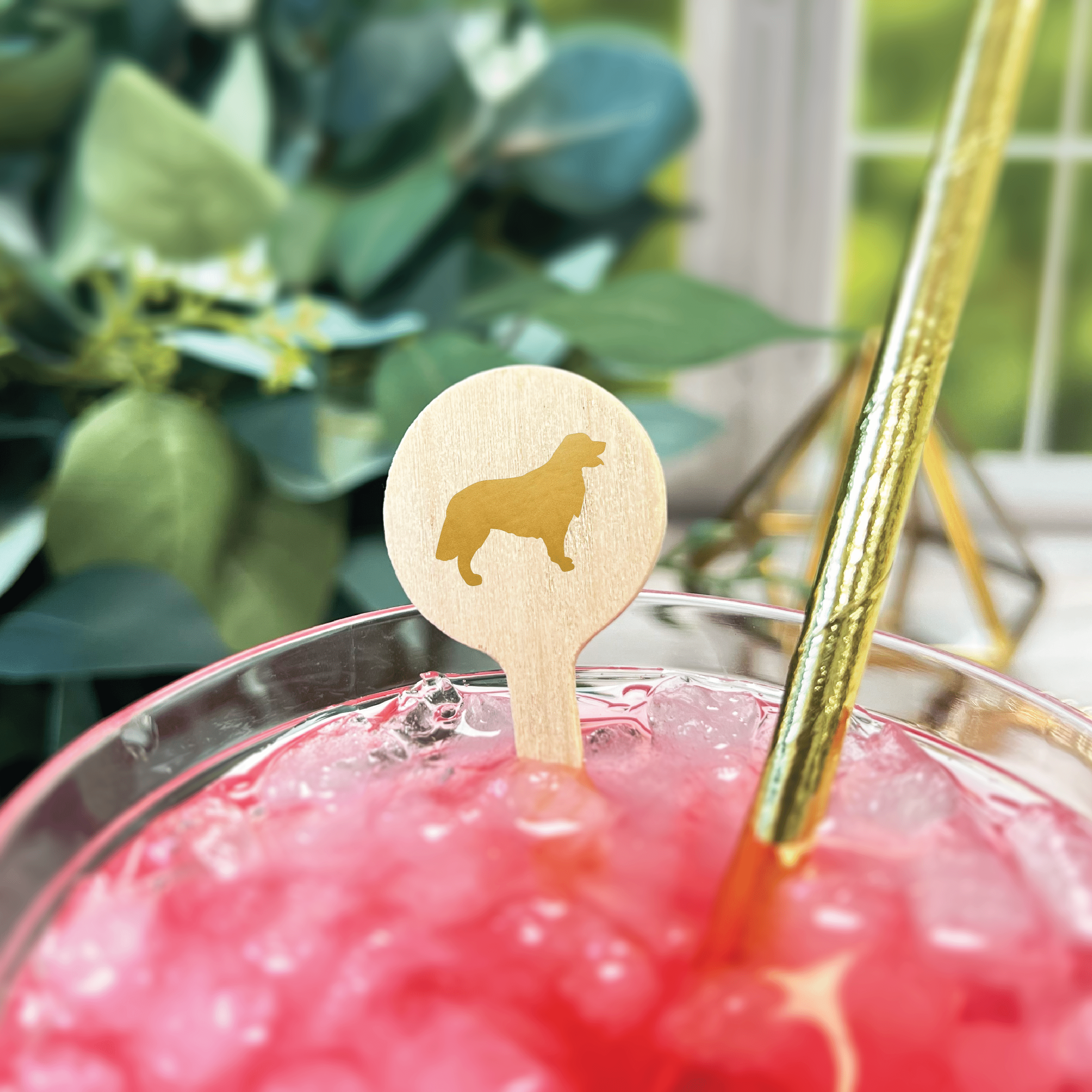 Personalized Dog Drink Stir Stick - Drink Stir Stick