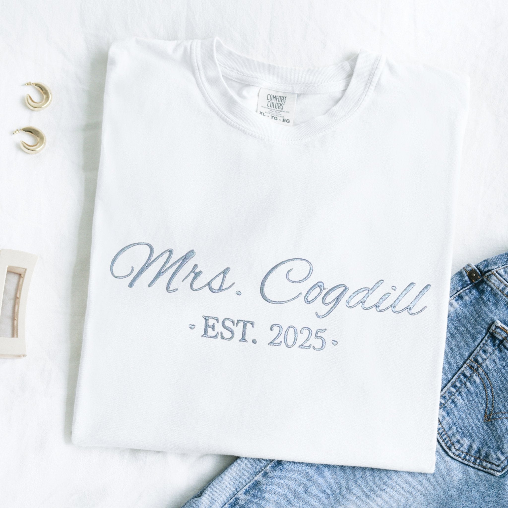 Personalized Bride T-Shirt - February Bride Club Tee Design