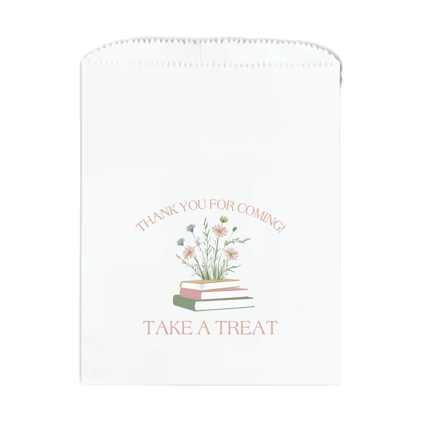 A New Chapter Begins Baby Shower Full Color Treat Bags