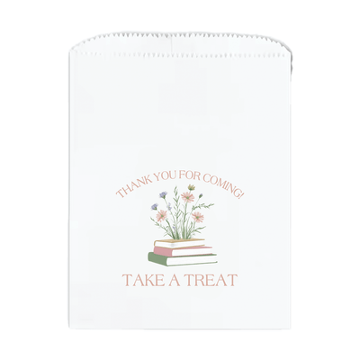 A New Chapter Begins Baby Shower Full Color Treat Bags