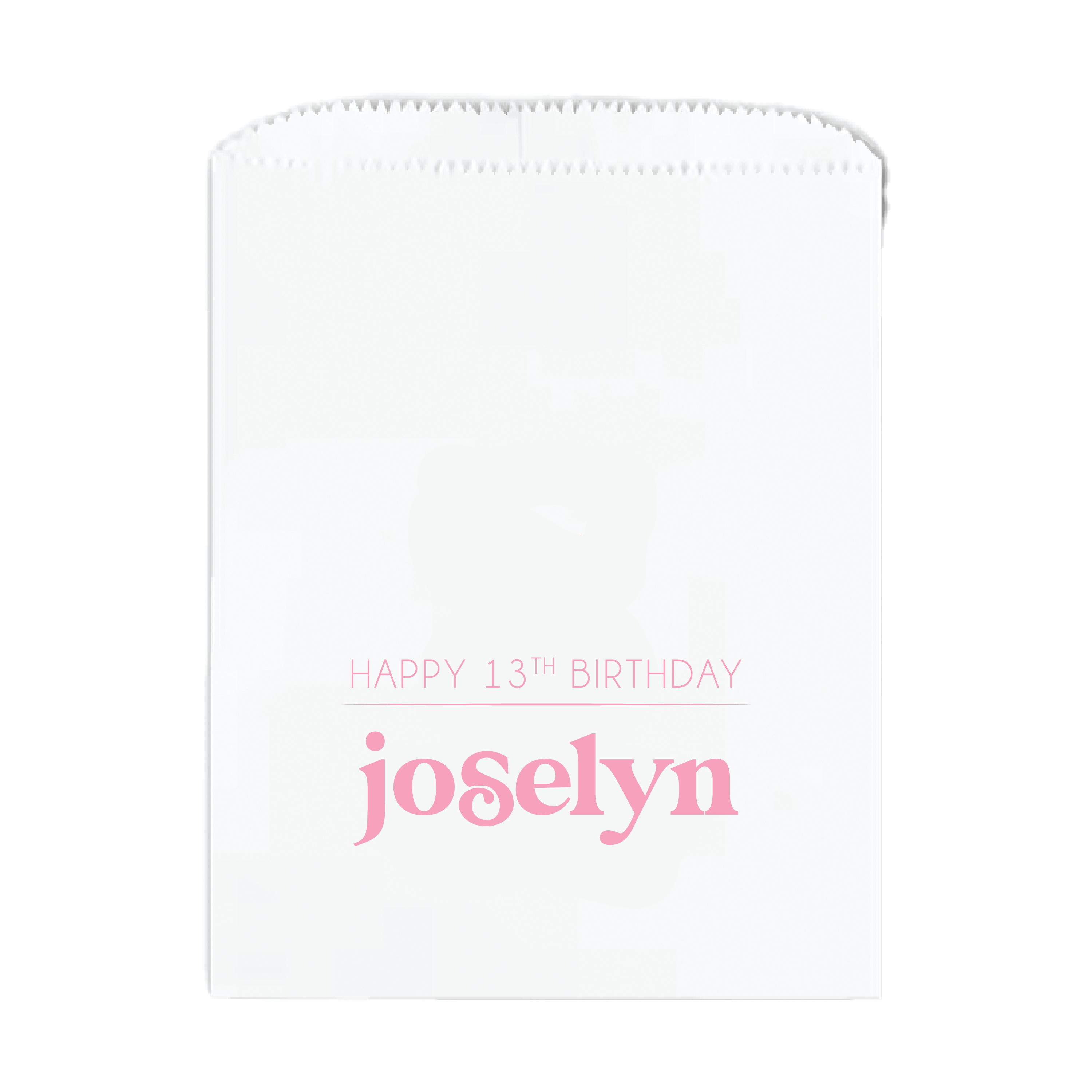 Officially Thirteen Birthday Party Favor Treat Bags