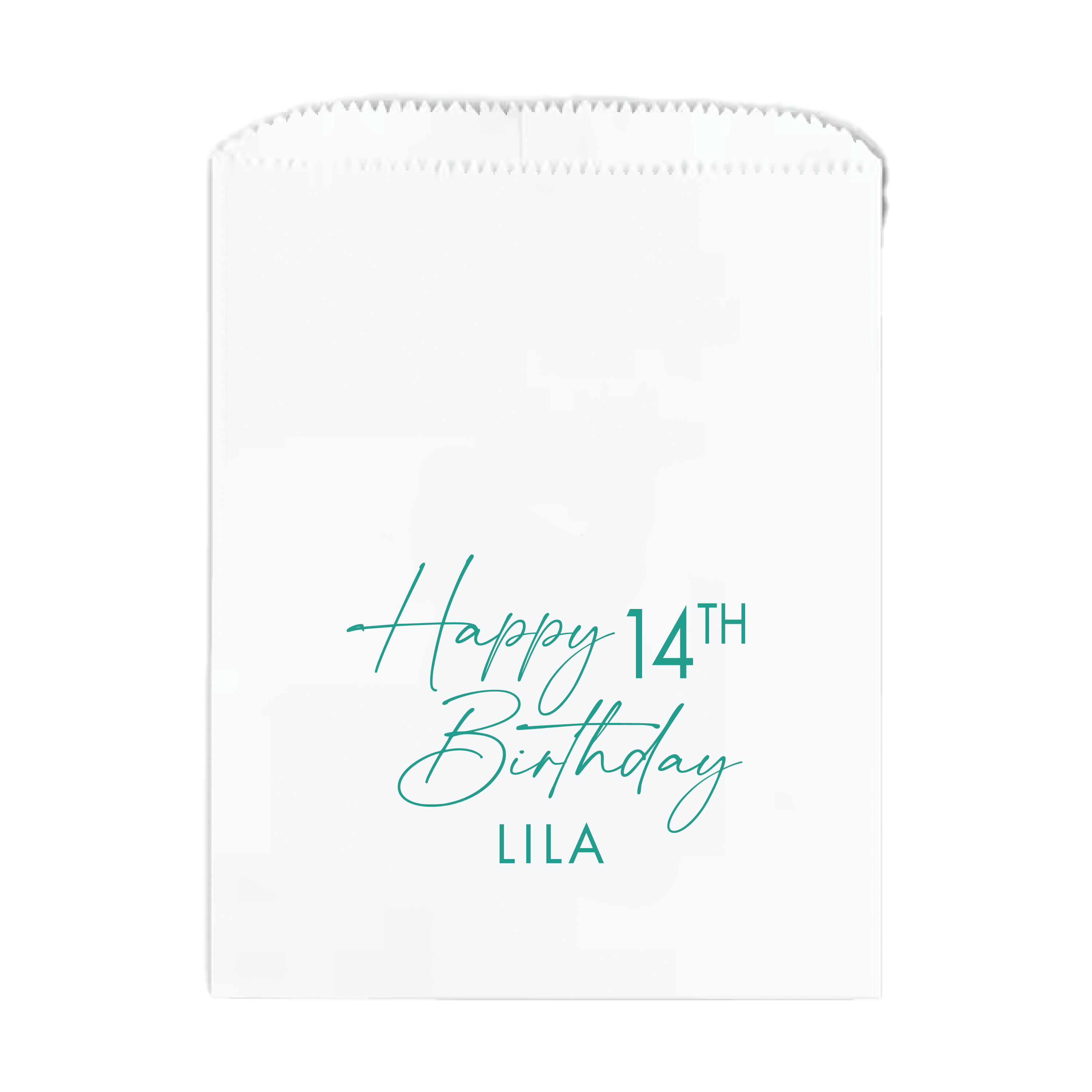 Time to Party Birthday Favor Treat Bags