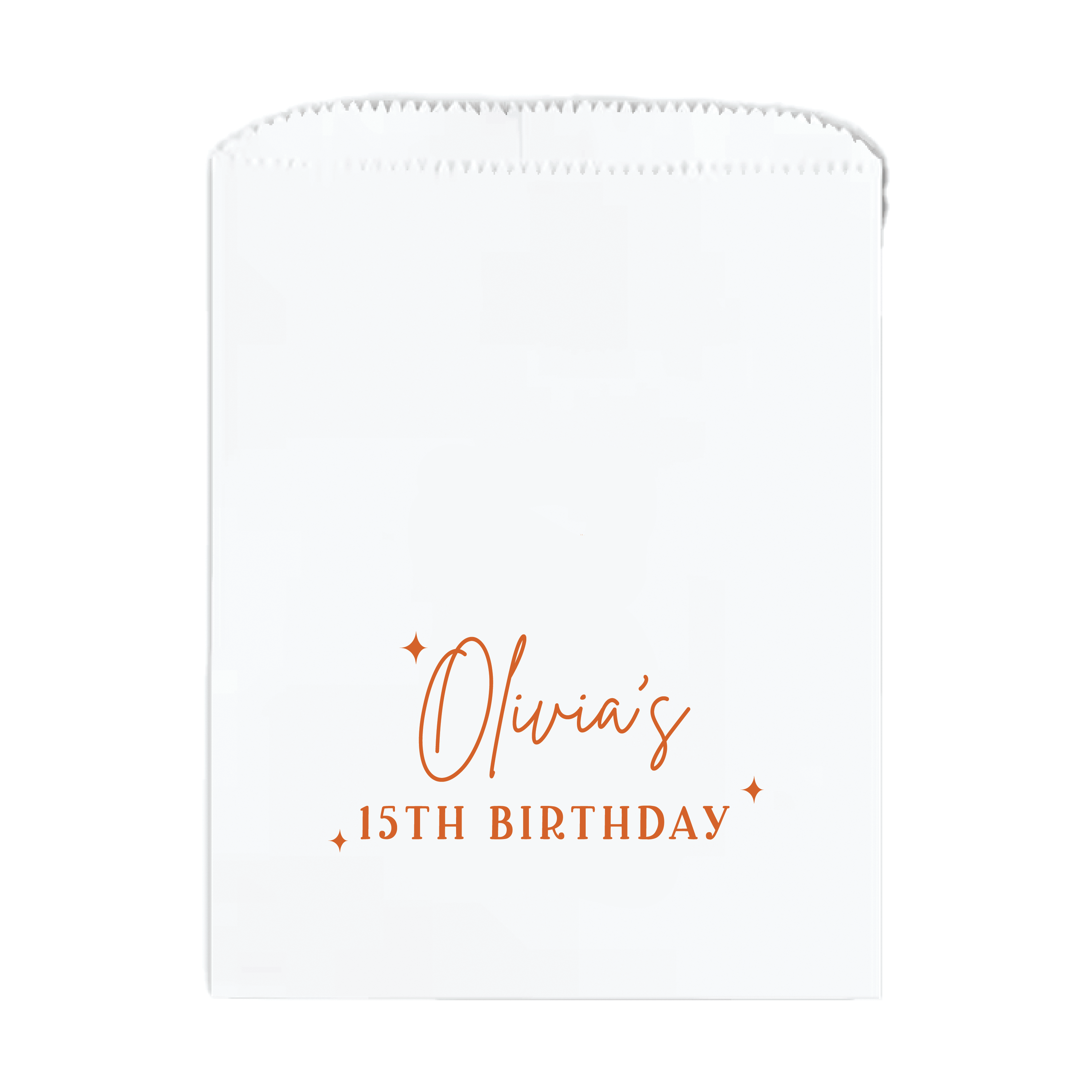 Star of the Day Birthday Favor Treat Bags