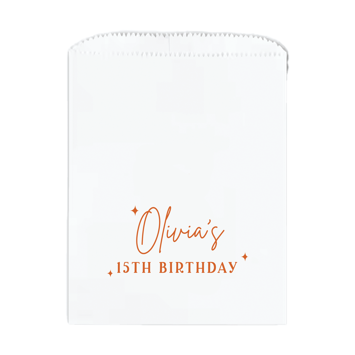 Star of the Day Birthday Favor Treat Bags