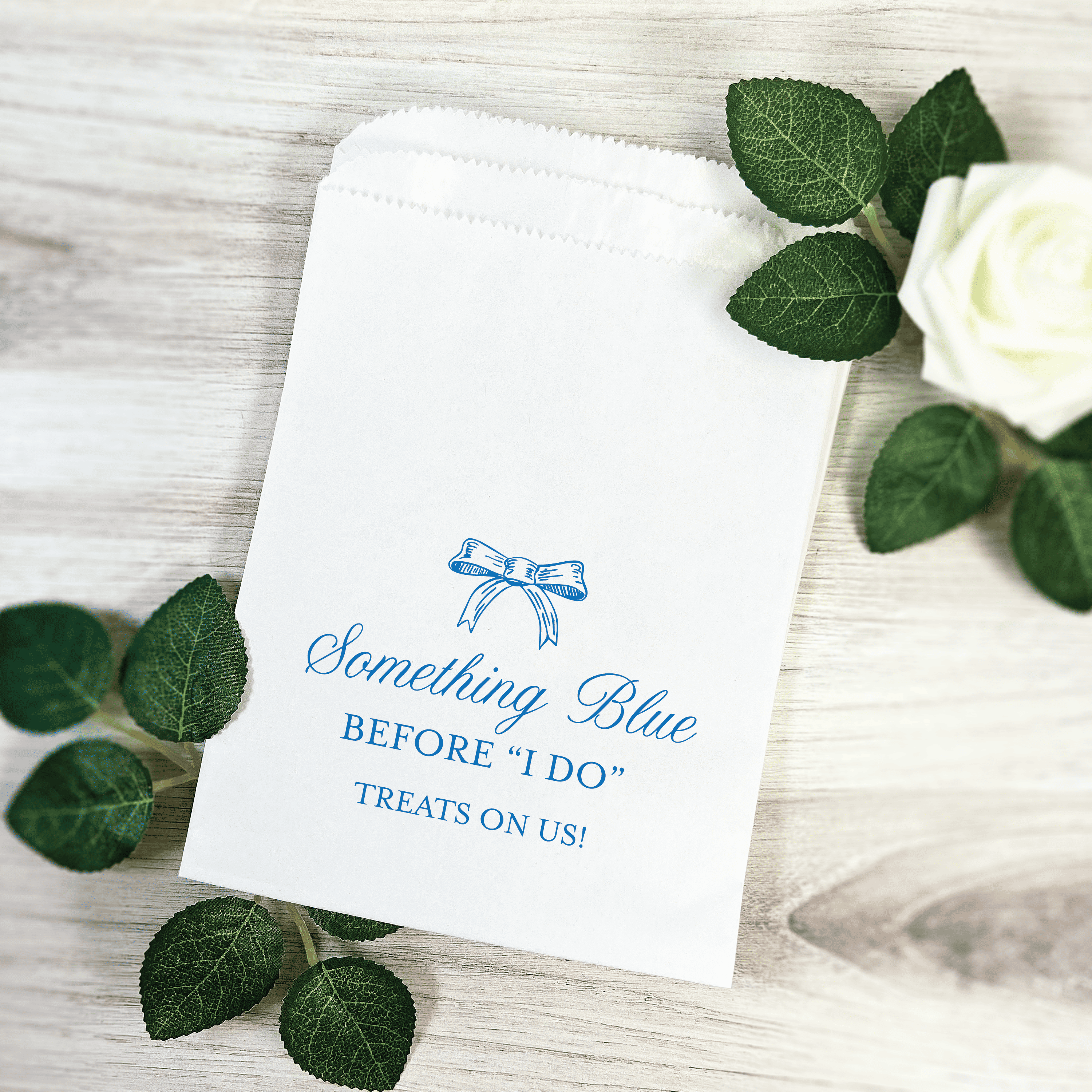 Something Blue Before I Do Bridal Shower Favor Treat Bag - Treat Bag - Full Color