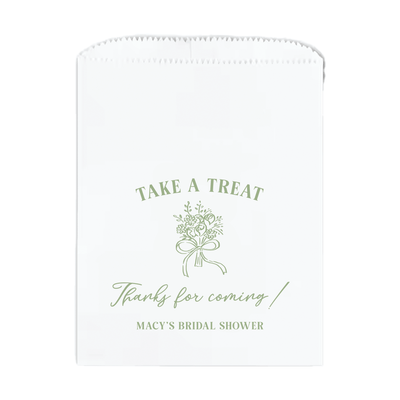 Fresh Off The Market Bridal Shower Favor Treat Bags