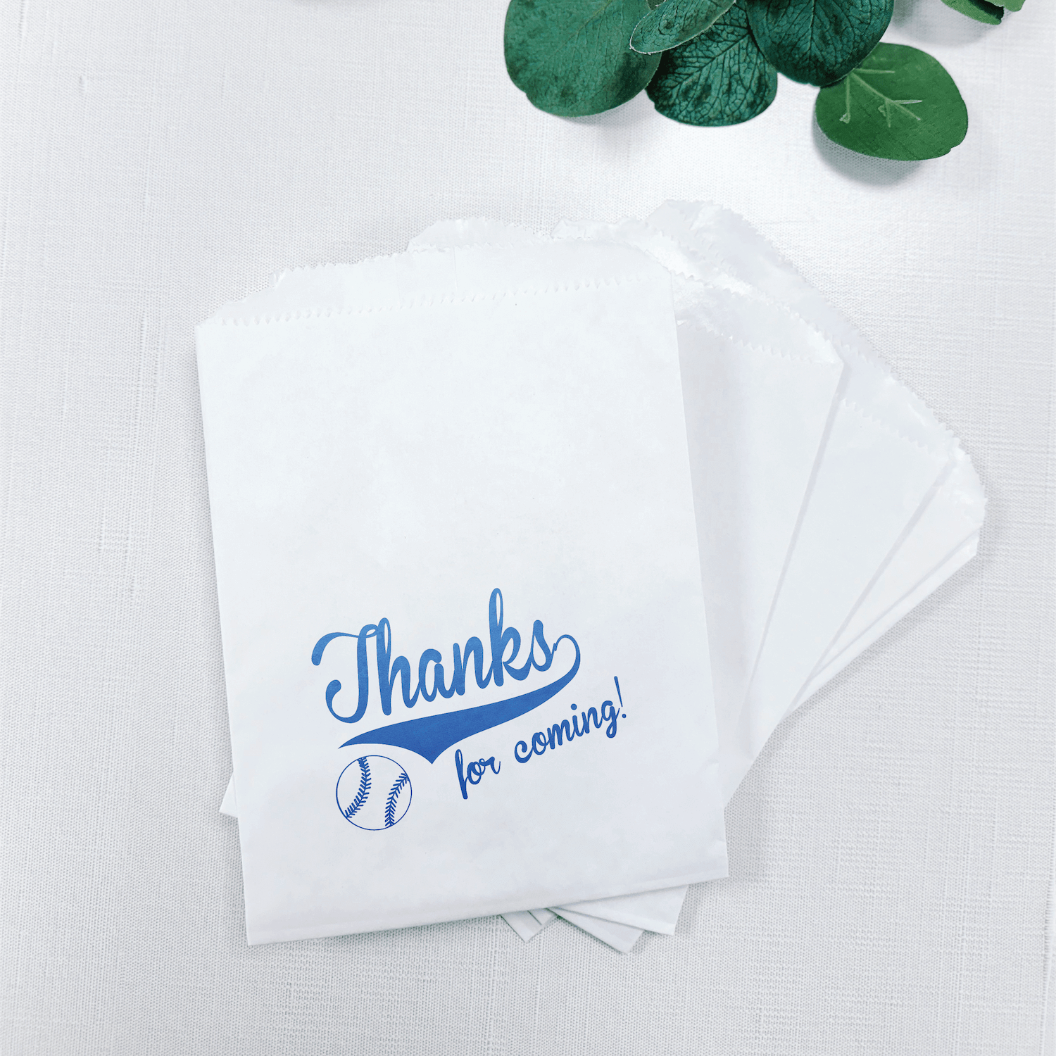 Rookie of the Year Birthday Party Favor Treat Bags