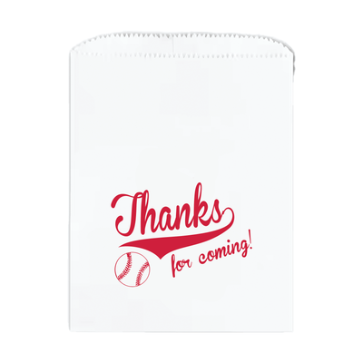 Rookie of the Year Birthday Party Favor Treat Bags