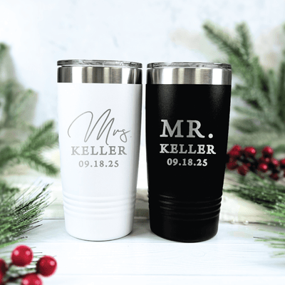 Mr and Mrs Tumbler Set