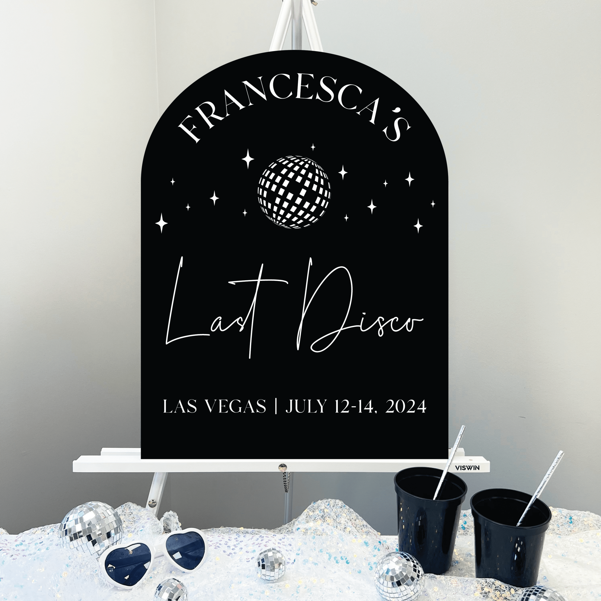 Last Disco Bachelorette Sign - Bachelorette Sign
