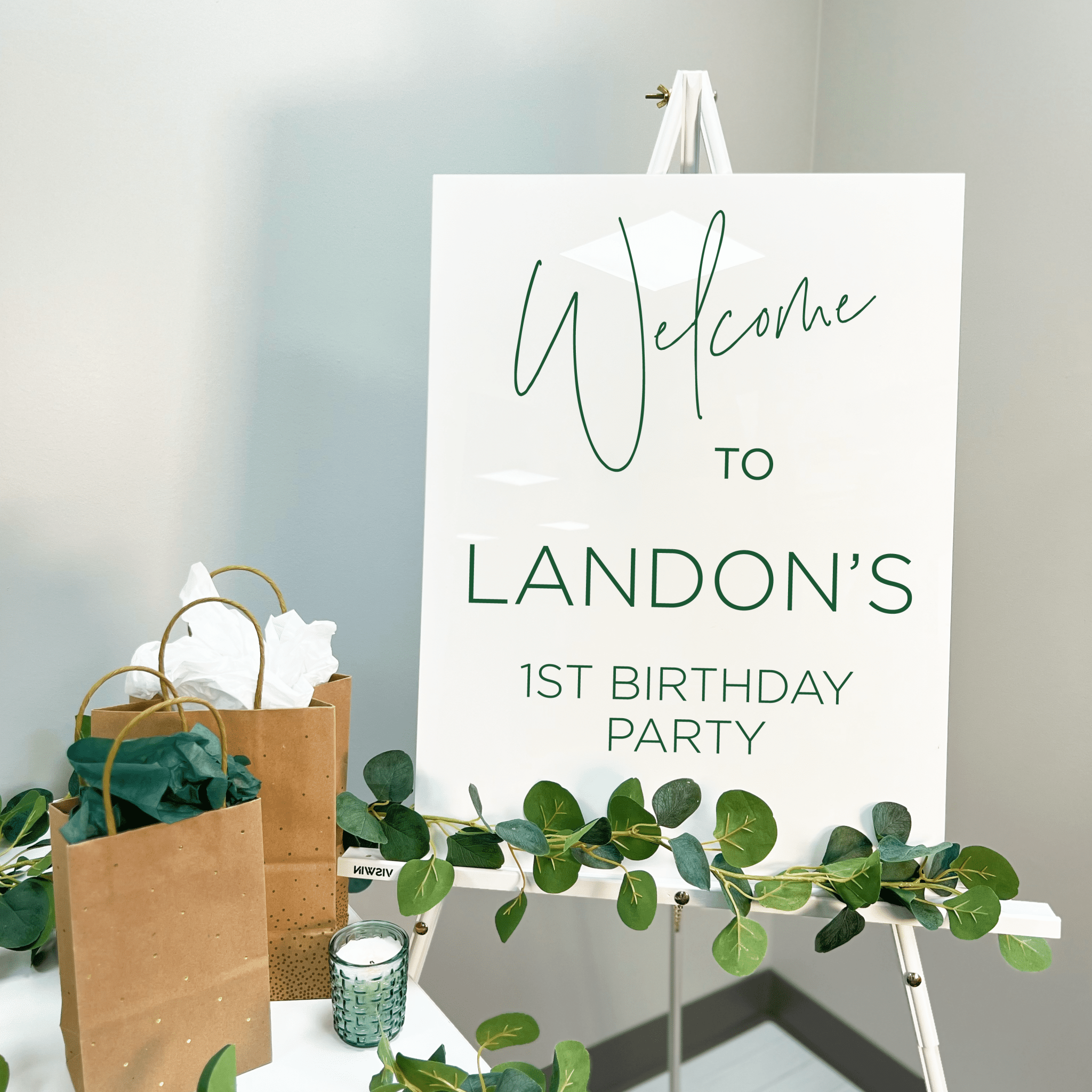 Kid's Birthday Party Welcome Sign - Welcome Sign