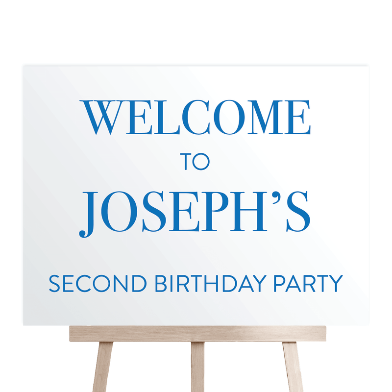 Two Cool Kids Personalized Birthday Sign