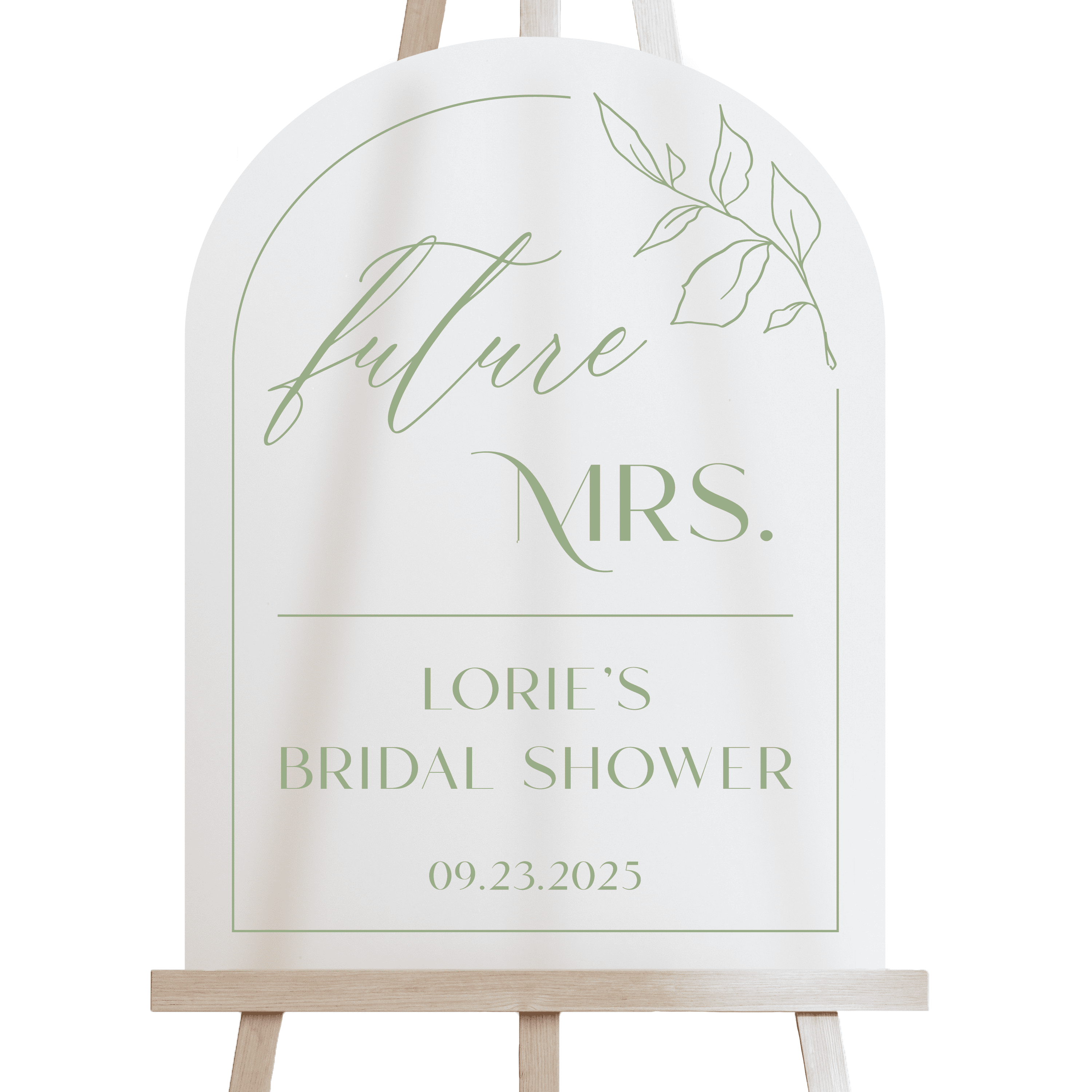 Future Mrs Bridal Shower Welcome Sign - Welcome Sign