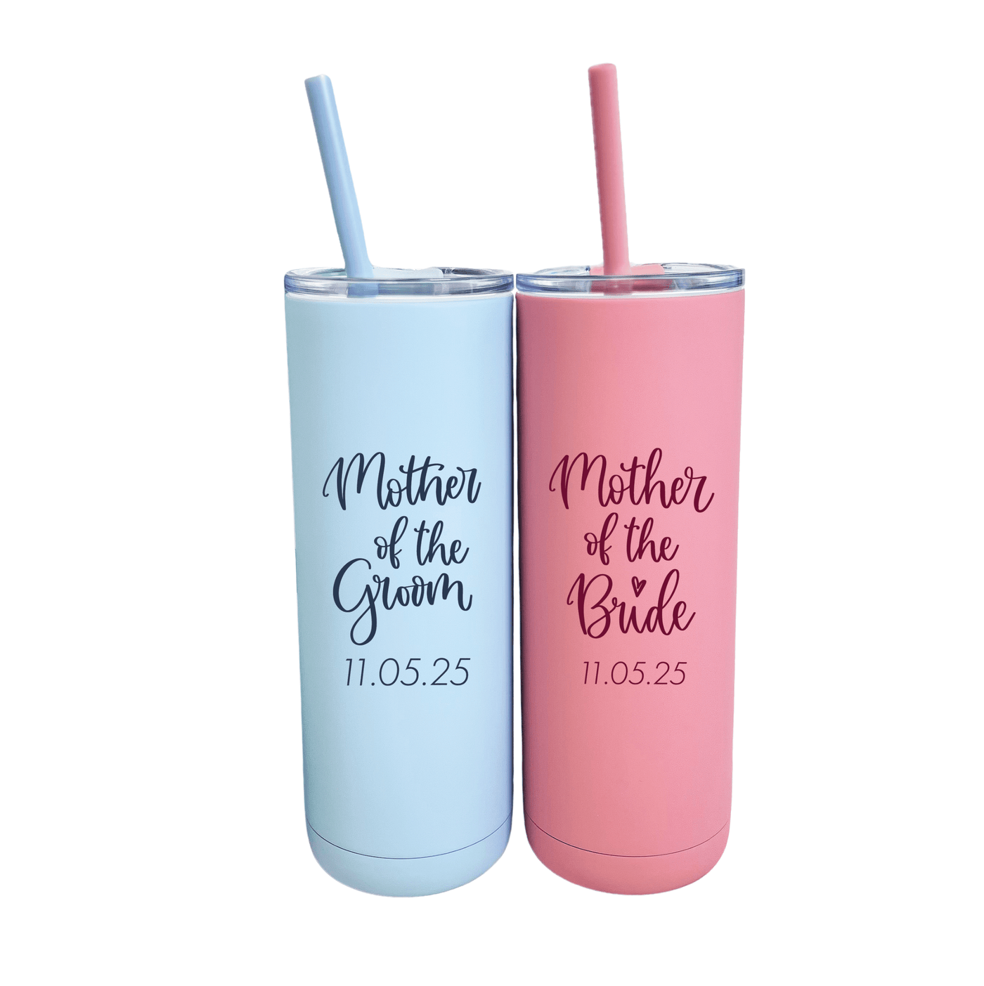 Mother Of The Bride Personalized Skinny Tumbler