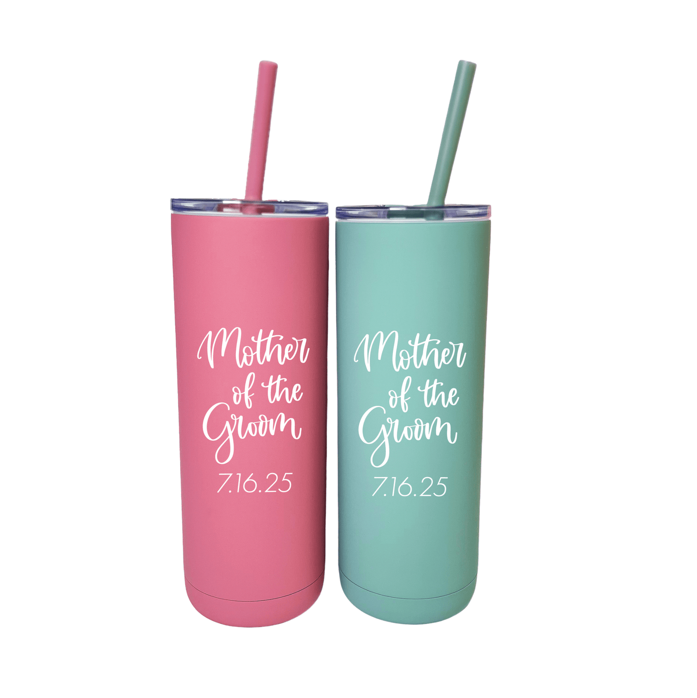 Mother Of The Groom Personalized Skinny Tumbler