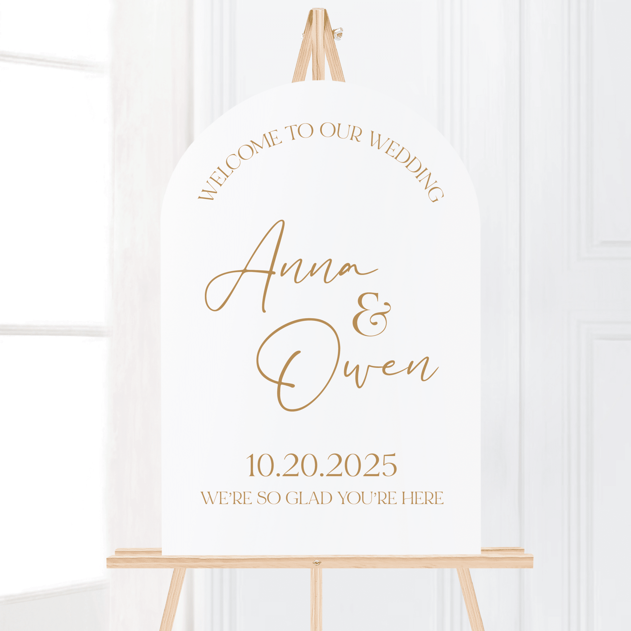 Personalized Wedding Welcome Sign - Welcome Sign