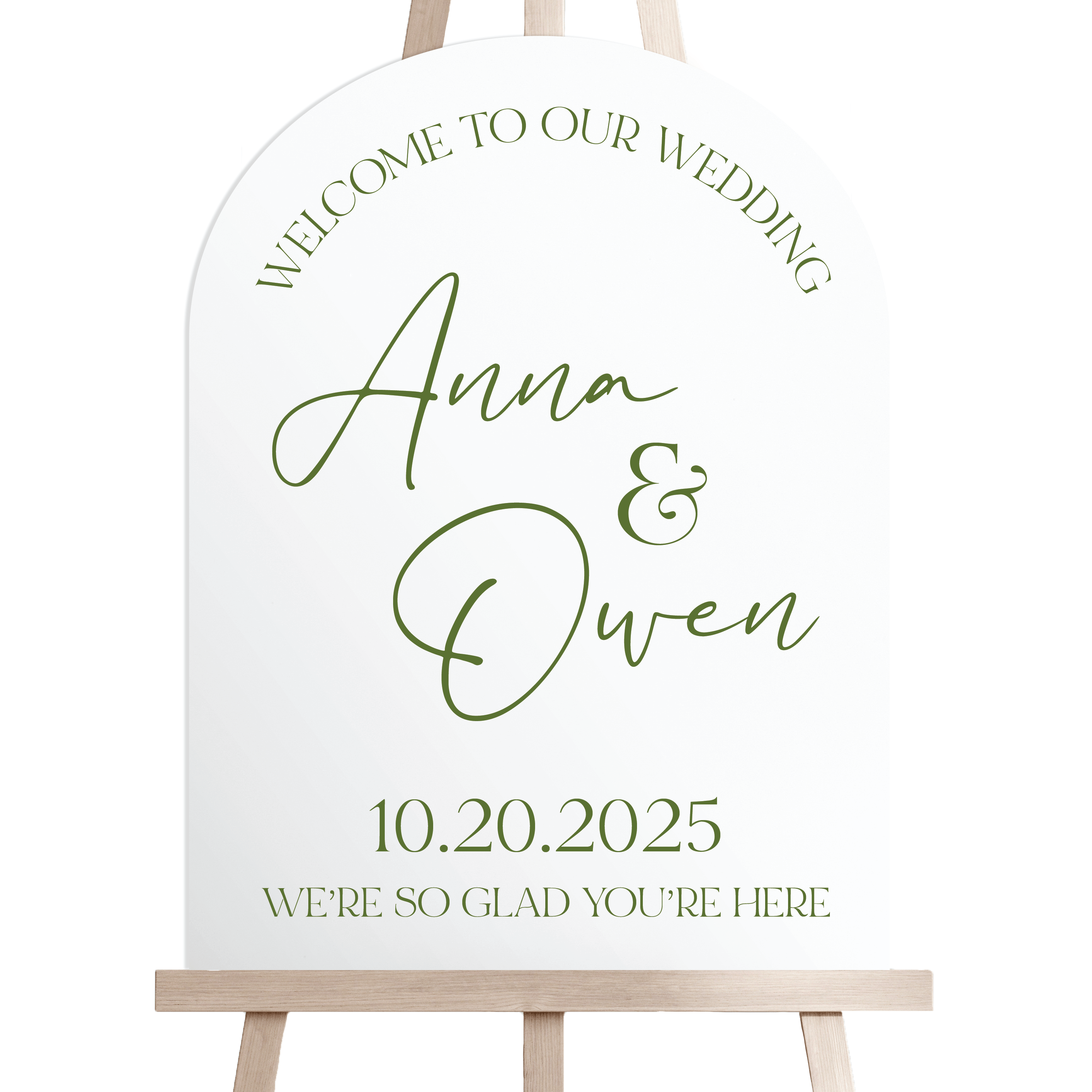 Personalized Wedding Welcome Sign - Welcome Sign
