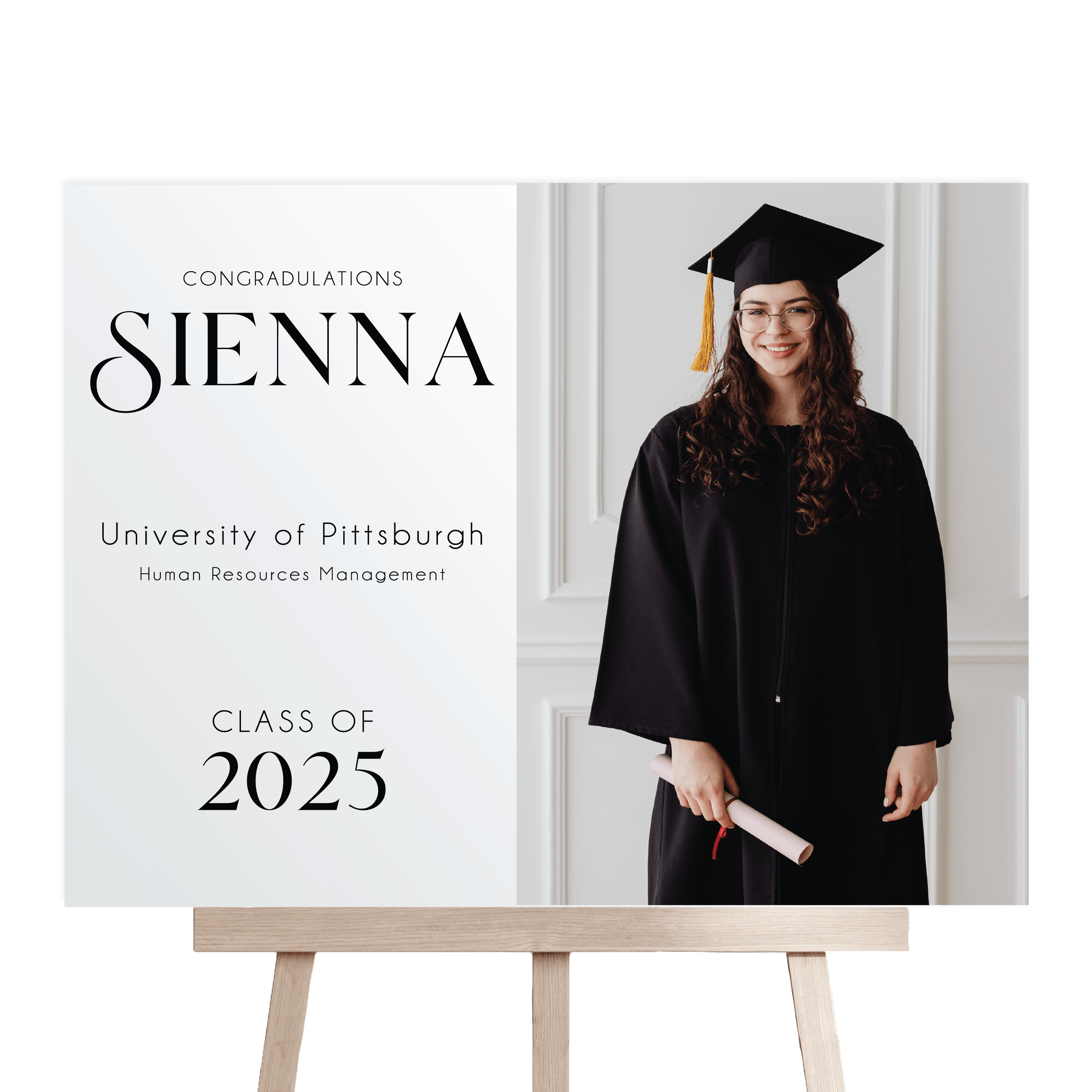 Custom Graduation Photo Personalized Sign - Welcome Sign