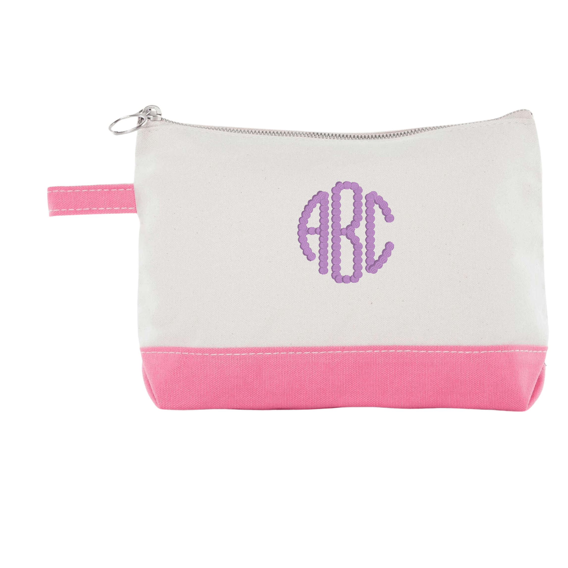 Monogrammed Cosmetic Bag - Embroidery - Tote Bag