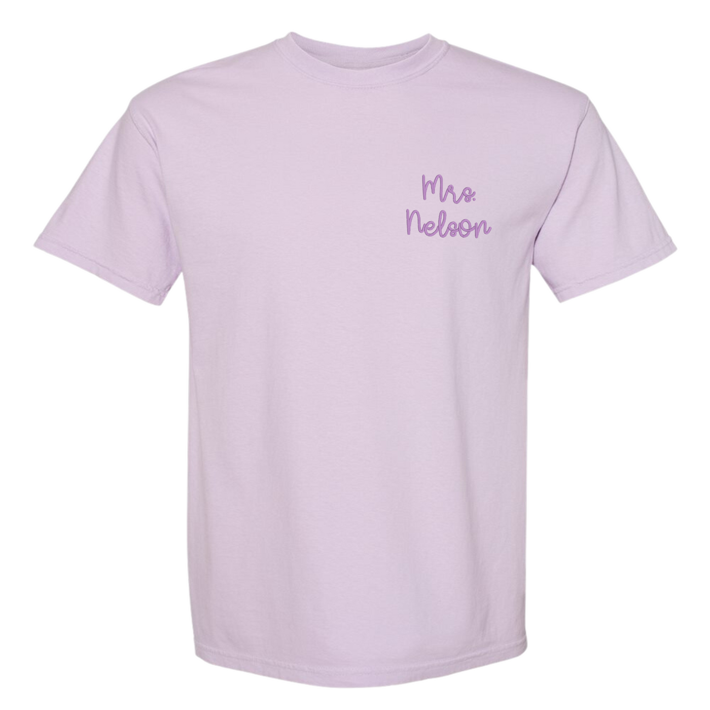 Embroidered Personalized Bride T-shirt - Barn Street Designs