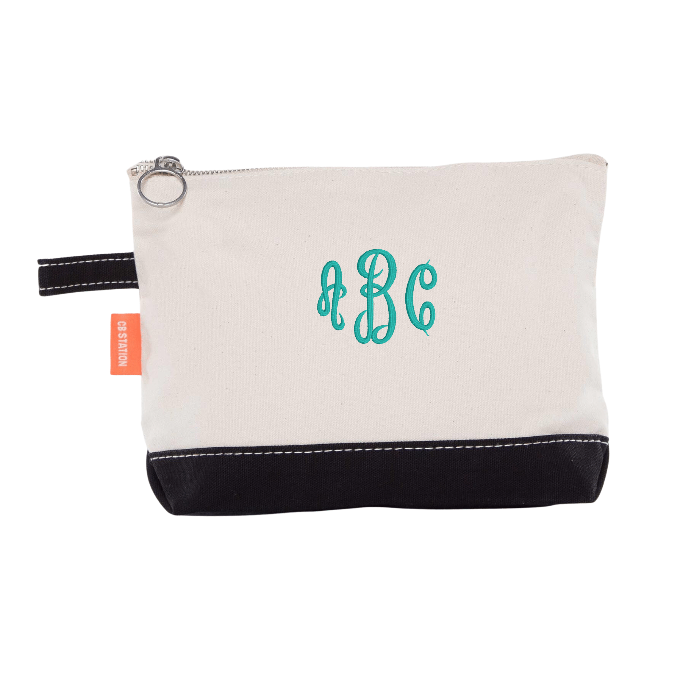 Monogrammed Cosmetic Bag - Embroidery - Tote Bag