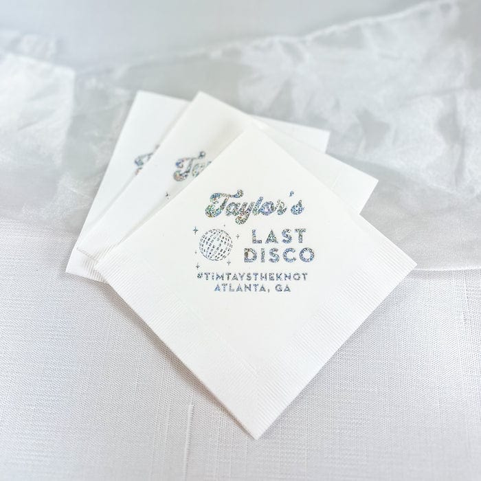 Bachelorette Party Napkins - Napkins - Foil Stamped