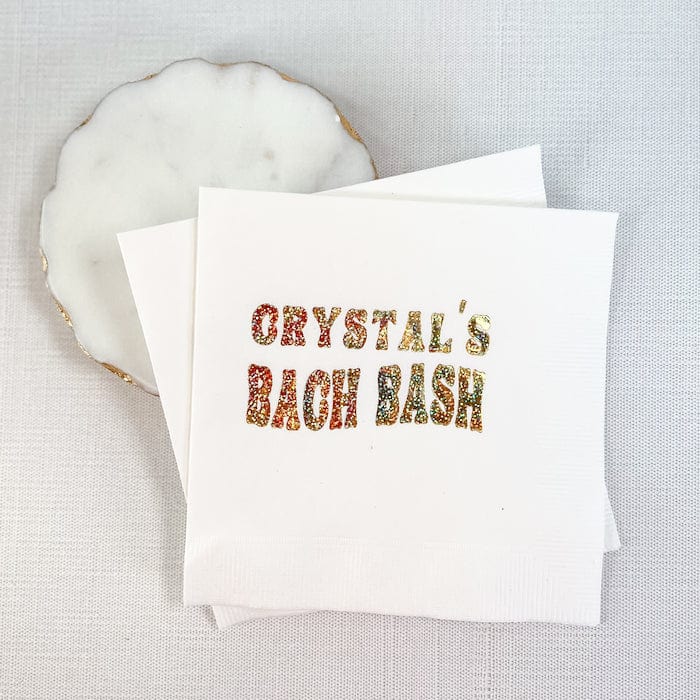 Bachelorette Party Napkins - Napkins - Foil Stamped