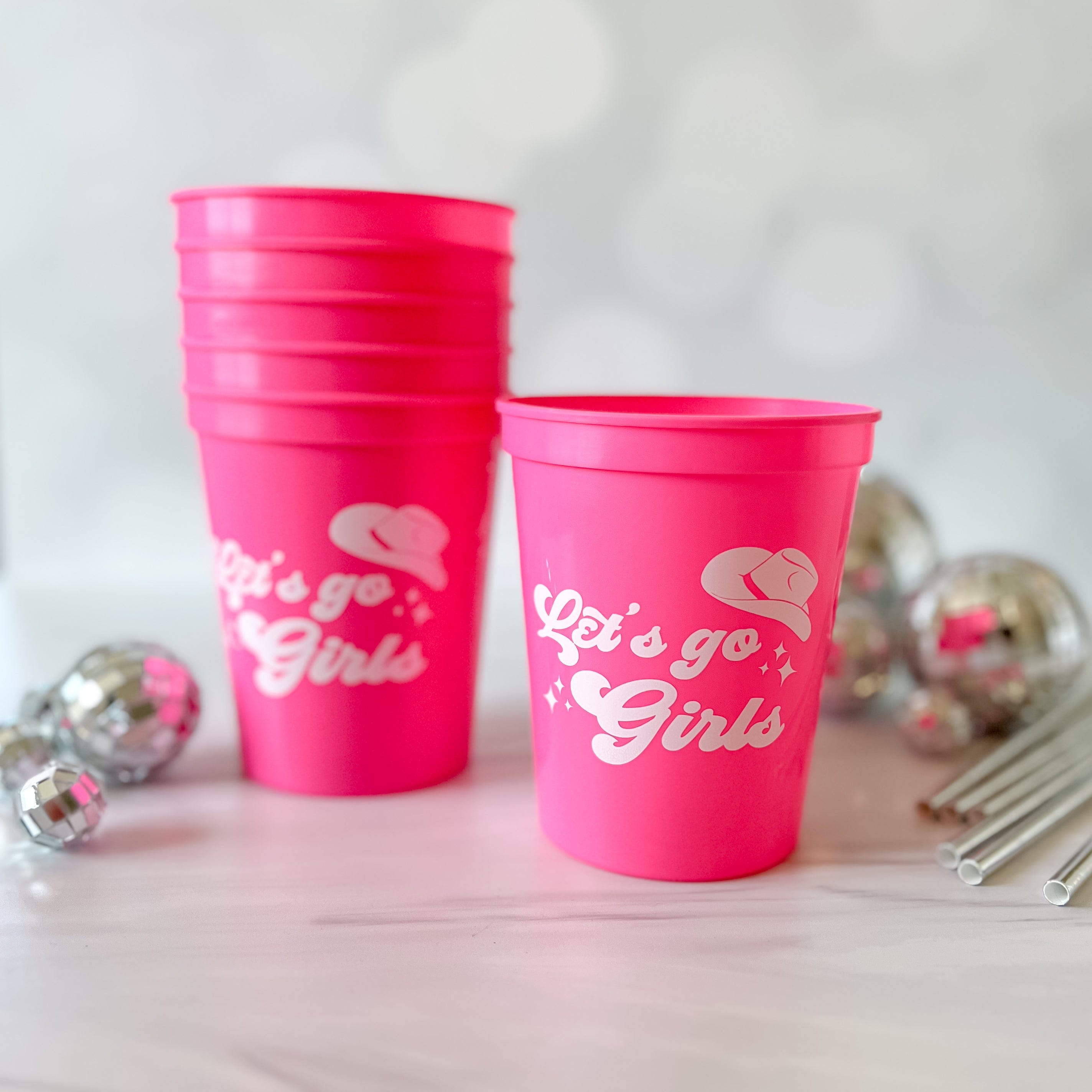 Let's Go Girls Bachelorette Cups - Quick Ship